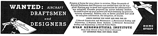 Ryan Aeronautical Institute 1942                                 