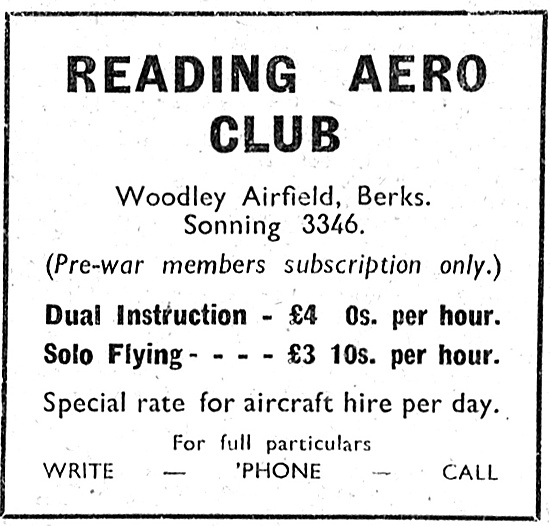 Reading Aero Club Woodley                                        