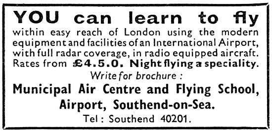 Municipal Air Centre & Flying School - Southend Airport          