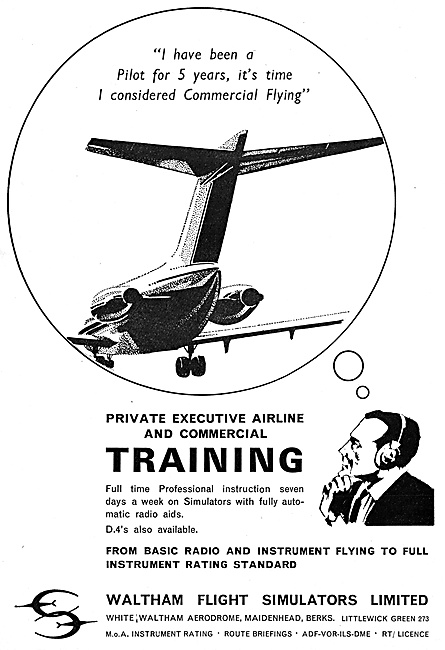 Waltham Flight Simulators 1967                                   