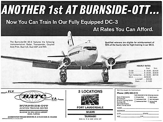 Burnside-Ott Aviation Training Centre - DC-3 Ratings             