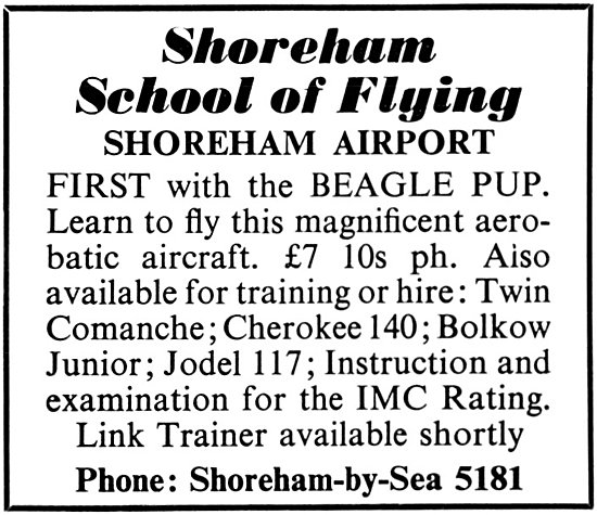 Shoreham School Of Flying                                        