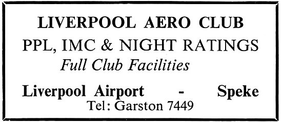 Liverpool Aero  Club Speke                                       