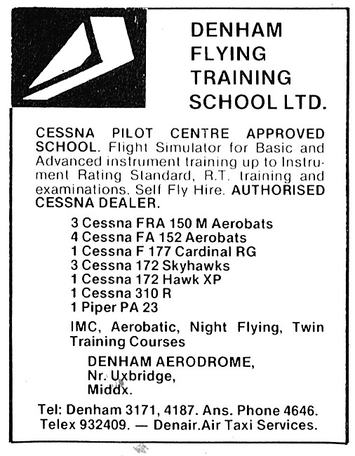 Denham Flying Training School                                    