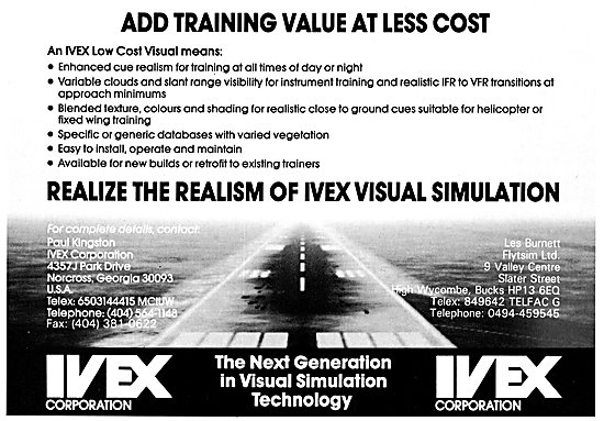 Flytsim IVEX Flight Simulator Visuals                            