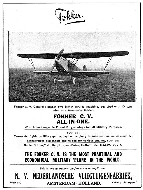 Fokker C.V. All-In-One                                           