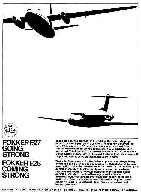 Fokker F-27 Friendship - Fokker F-28 Fellowship                  