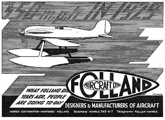 Folland - 350 MPH In 1929                                        