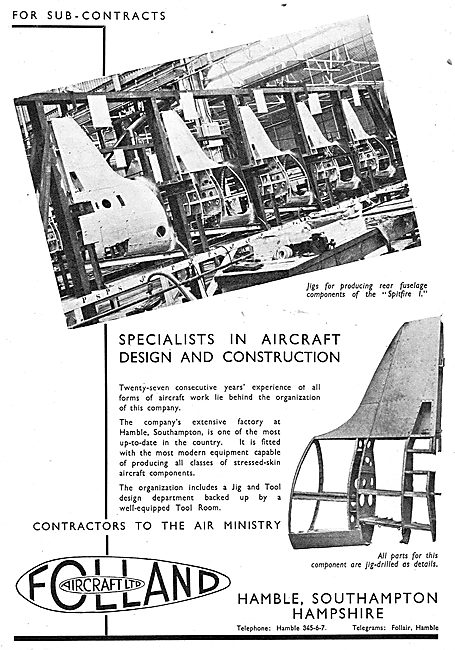 Folland Aircraft - Spitfire                                      