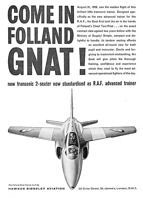 Folland Gnat - Hawker Siddeley                                   