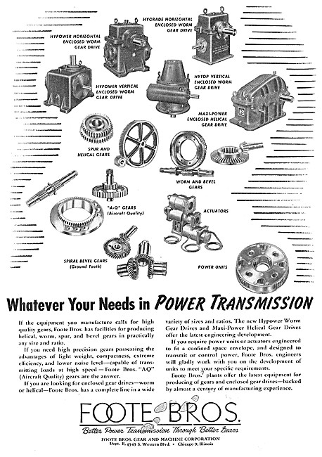 Foote Brothers Gears & Power Transmission Products               