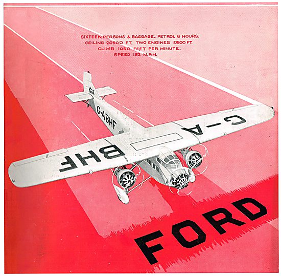 Ford Model 5-AT - Three-Engined Monoplane                        