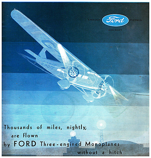 Ford Three-Engined Monoplane                                     