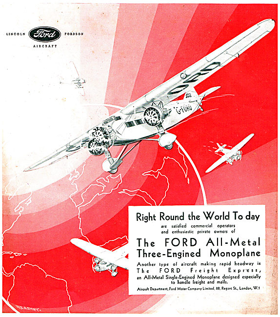Ford Trimotor Monoplane                                          
