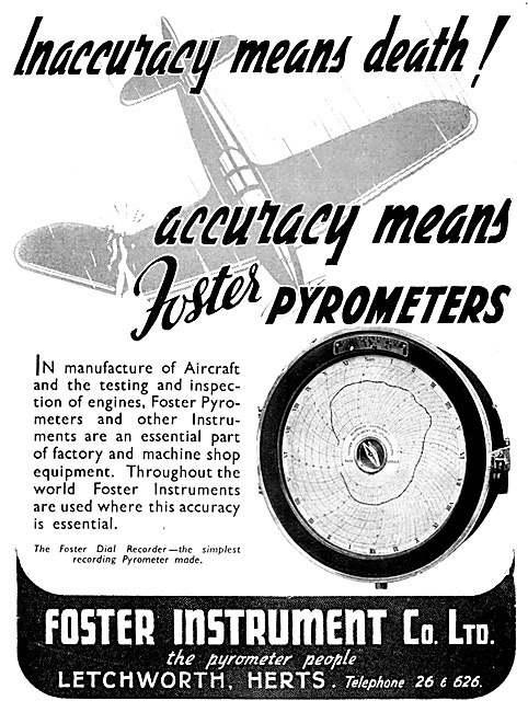 Foster Instruments Pyrometer                                     