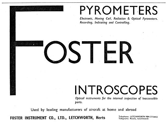 Foster Instrument Co - Letchworth. Introscopes                   