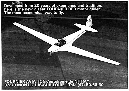 Fournier RF9 Motor Glider                                        