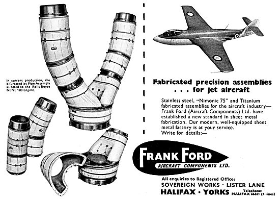 Frank Ford Aircraft Fabrications & Assemblies                    