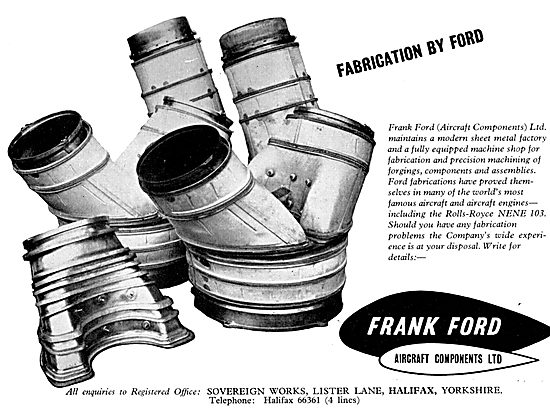 Frank Ford Aircraft Fabrications & Assemblies                    