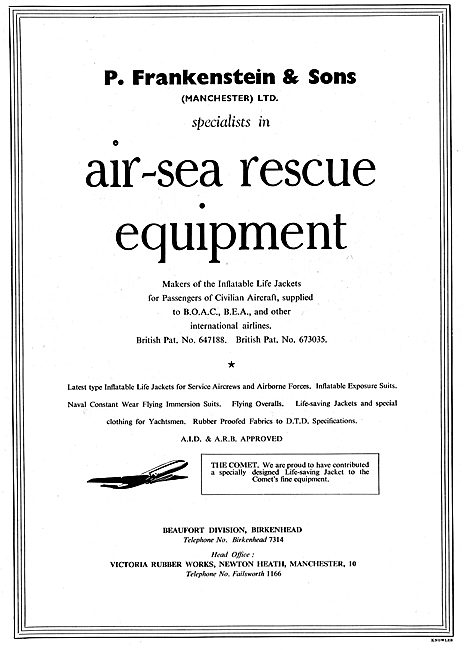 Frankenstein-Beaufort Air Sea Rescue Equipment                   