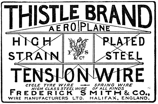 Frederick Smith & Co. Halifax. Steel Tension Wire                