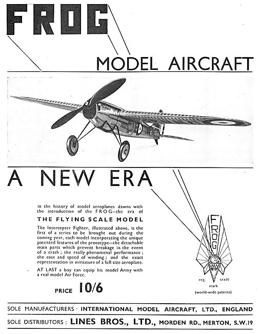 The Frog Flying Scale Model Aeroplane                            
