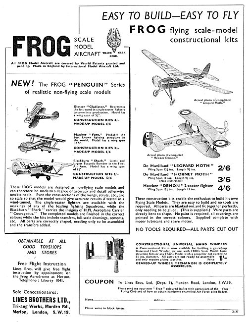 Frog Gloster Gladiator Model Aircraft                            