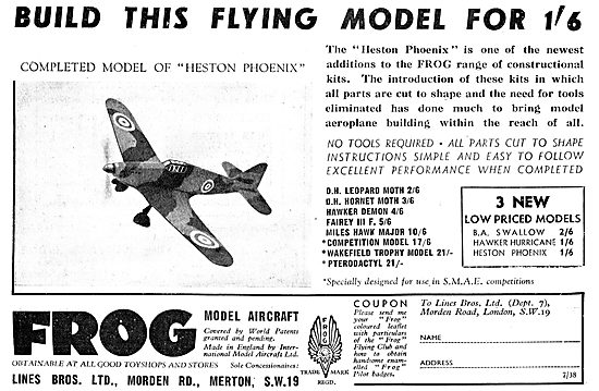Frog Model Aircraft - Heston Phoenix                             