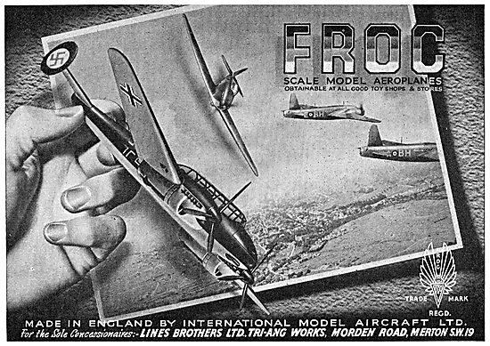 Frog Model Aircraft - ME110                                      