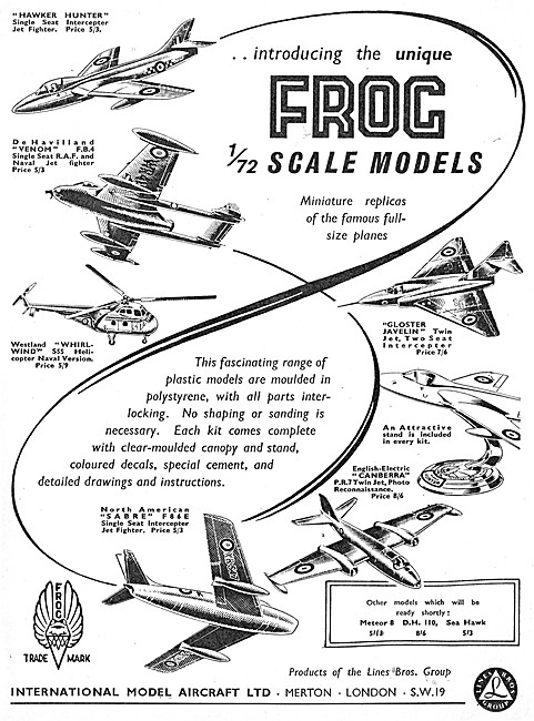 Frog Model Aircraft                                              