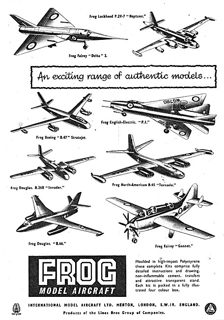 Frog Model Aircraft Kits                                         