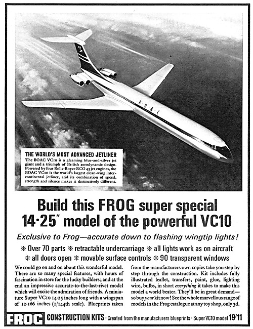 Frog Model Aircraft - Frog VC10                                  