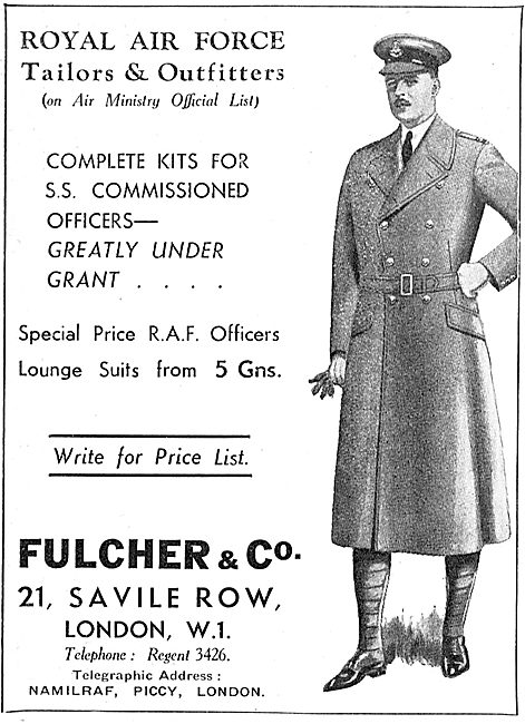 Fulcher - RAF Tailors & Outfitters                               