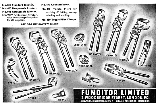 Funditor Riveting Equipment & Hand Tools                         