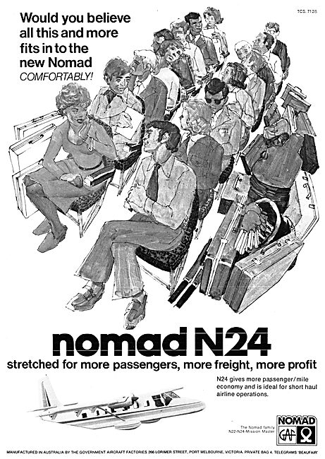 Government Aircraft Factories GAF Nomad                          