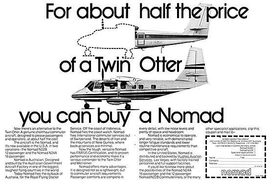 Government Aircraft Factories GAF Nomad N22B                     