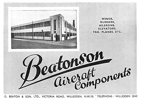 G. Beaton - Beatonson Aircraft Component Manufacturers           