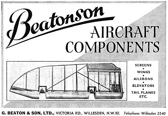 G.Beaton- Beatonson Aircraft Component Manufacturers             