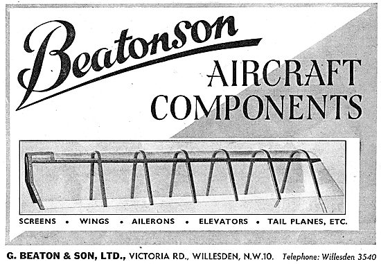 G.Beaton- Beatonson Aircraft Components                          