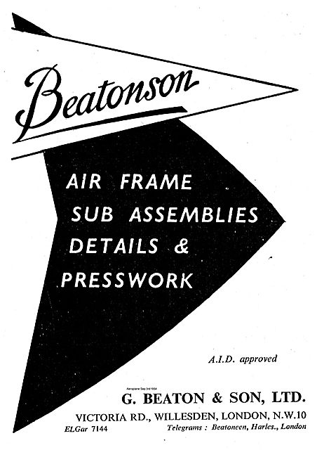 G. Beaton Air Frame Sub Assemblies & Presswork                   