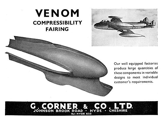 G.Corner Aircraft Engineers, Component & Assembly Manufacturers  