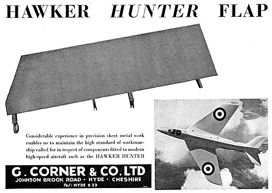 G.Corner Aircraft Engineers, Component & Assembly Manufacturers  