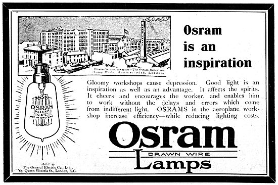 Osram Lamps - G.E.C. Osram-Robertson Lamp Works                  