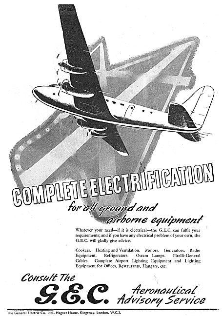 GEC Airport Electrical Installations 1949                        