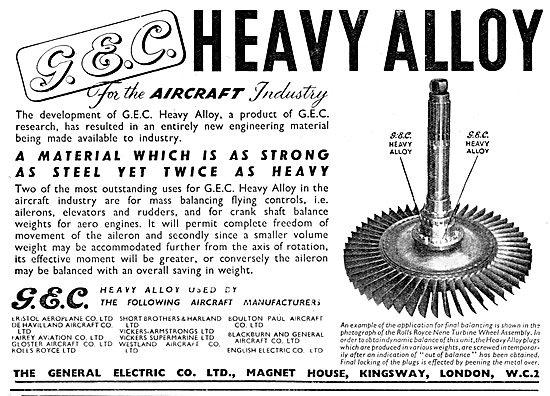 G.E.C. Heavy Alloy                                               