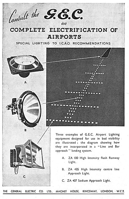 G.E.C. Airfield Lighting Systems                                 