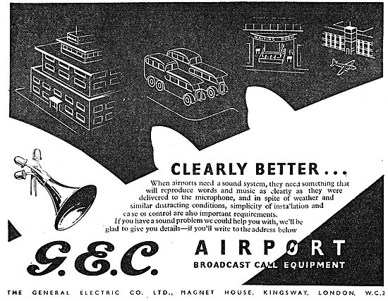 GEC Airport Broadcast Call Equipment                             