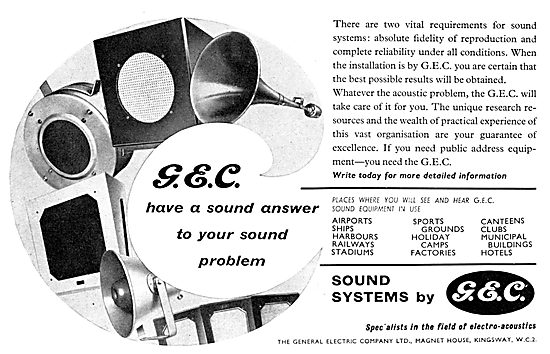 GEC Aircraft Electrical Equipment., Lighting, Galley Equipment   