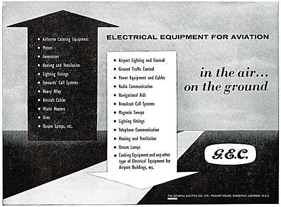 GEC Electrical Equipment For Aviation                            