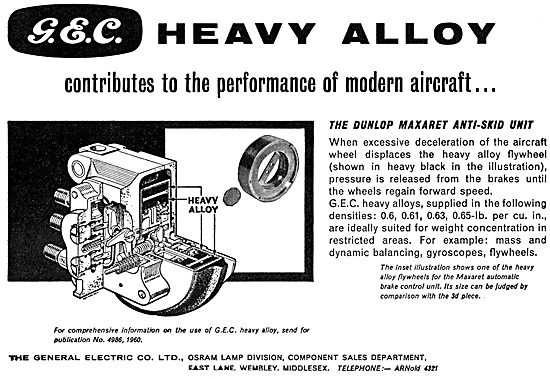 GEC Heavy Alloy - Maxaret                                        